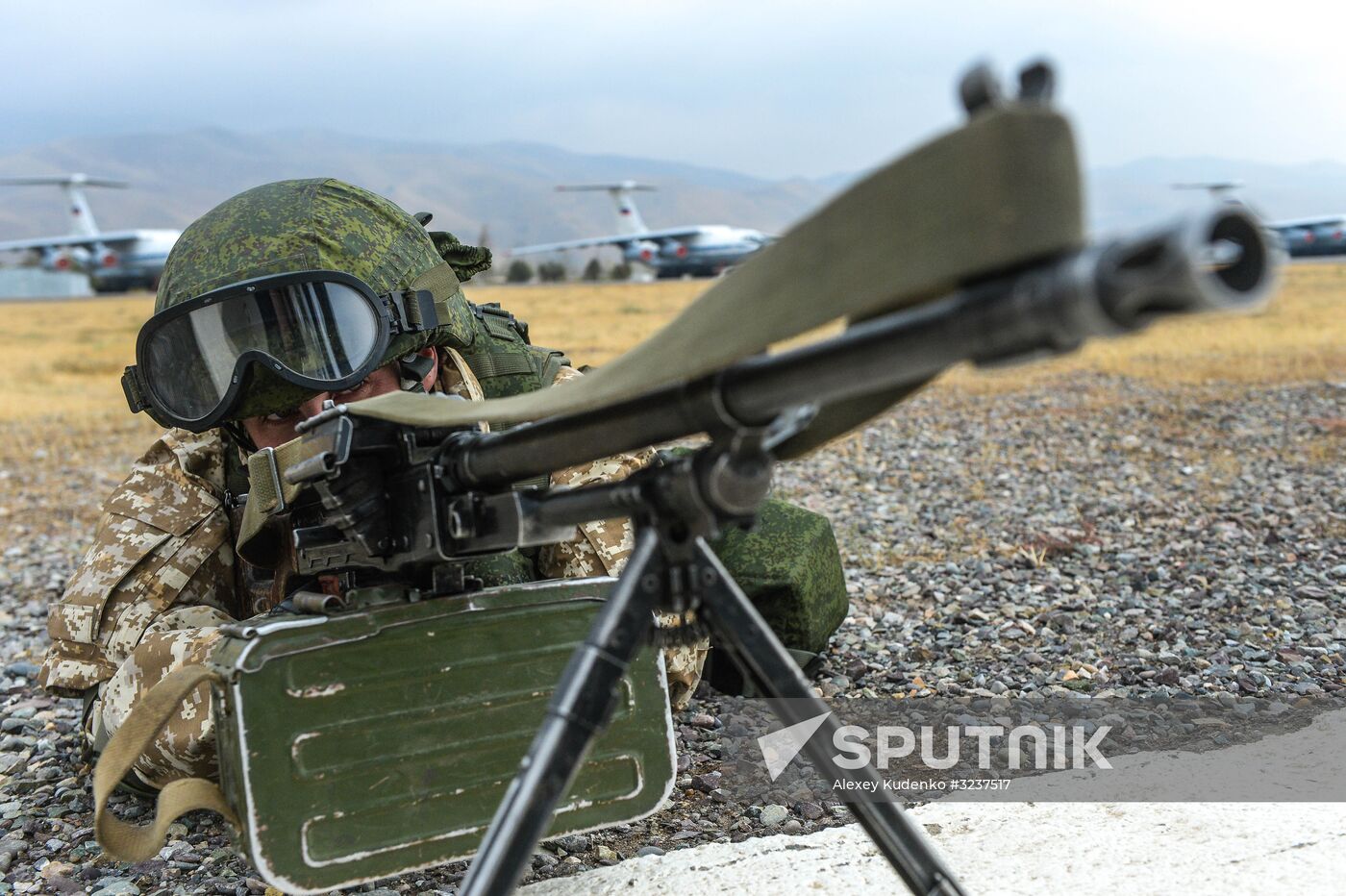 CSTO military exercise in Tajikistan