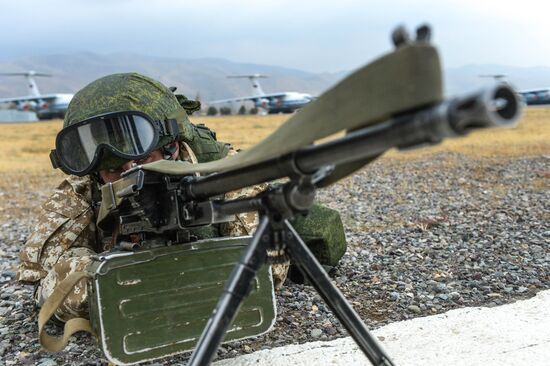 CSTO military exercise in Tajikistan