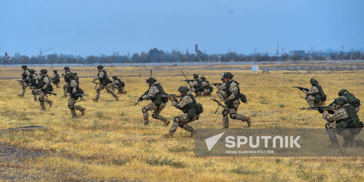 CSTO military exercise in Tajikistan