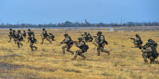 CSTO military exercise in Tajikistan