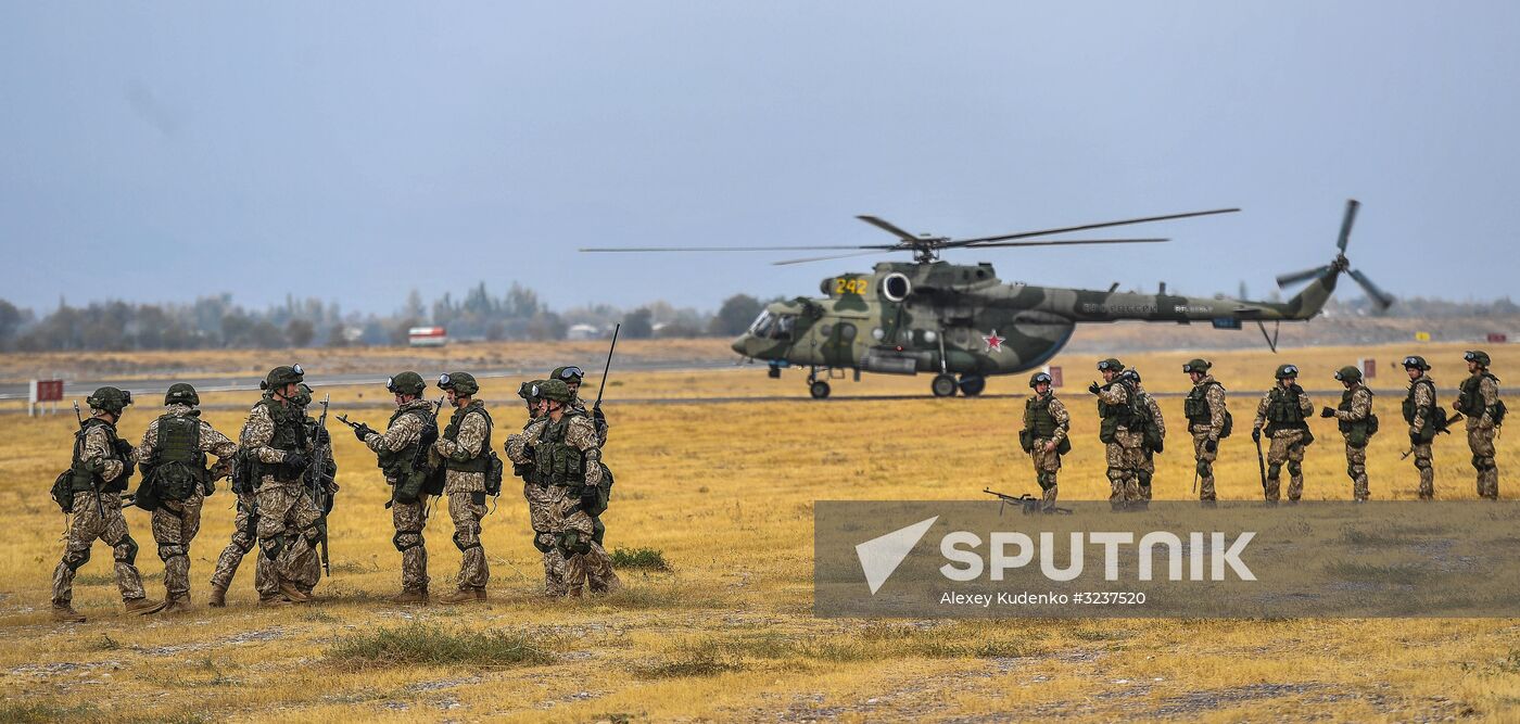 CSTO military exercise in Tajikistan