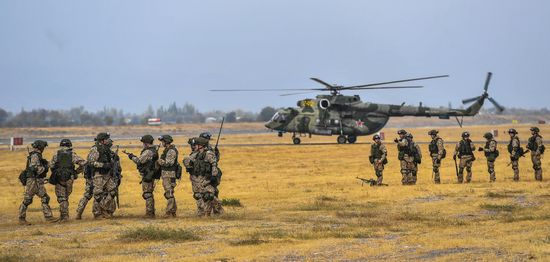 CSTO military exercise in Tajikistan