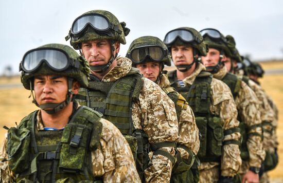 CSTO military exercise in Tajikistan