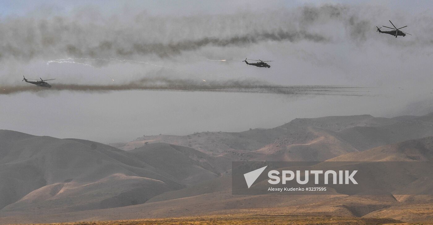 CSTO military exercise in Tajikistan