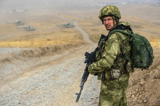 CSTO military exercise in Tajikistan