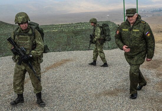 CSTO military exercise in Tajikistan