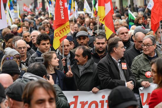 Paris protests against Emmanuel Macron's policies