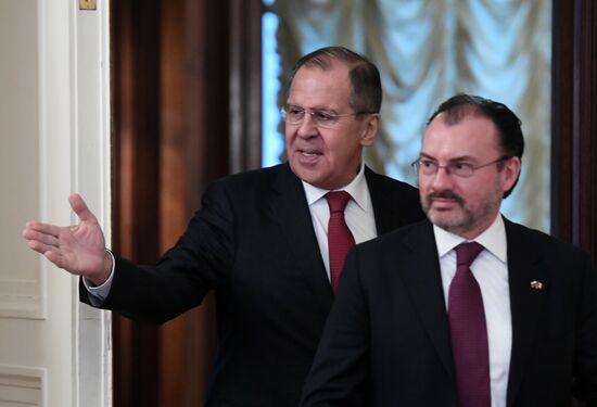 Foreign Minister Sergei Lavrov meets with Mexican counterpart, Dr. Luis Videgaray Caso