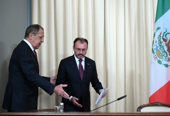 Foreign Minister Sergei Lavrov meets with Mexican counterpart, Dr. Luis Videgaray Caso