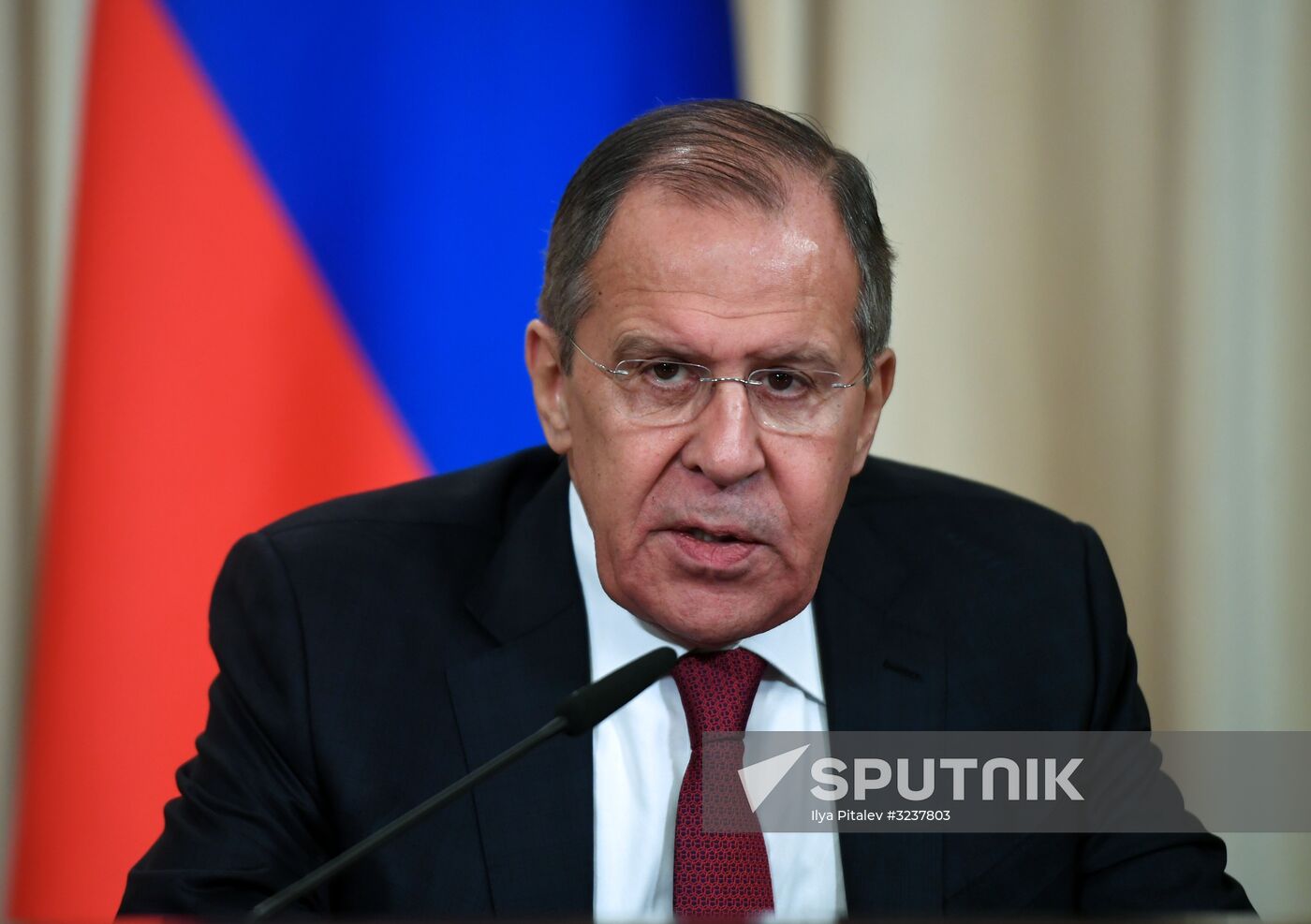 Foreign Minister Sergei Lavrov meets with Lebanese counterpart, Gebran Bassil