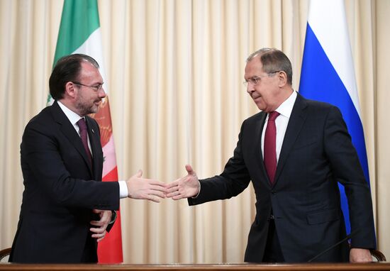 Foreign Minister Sergei Lavrov meets with Mexican counterpart, Dr. Luis Videgaray Caso