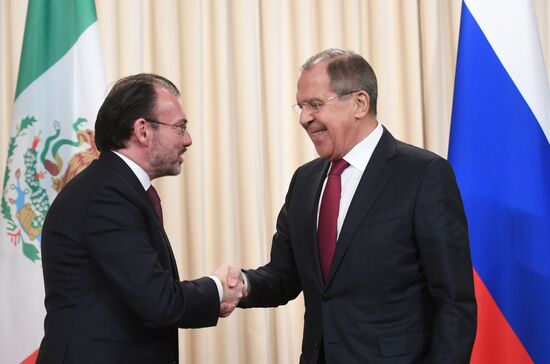 Foreign Minister Sergei Lavrov meets with Mexican counterpart, Dr. Luis Videgaray Caso