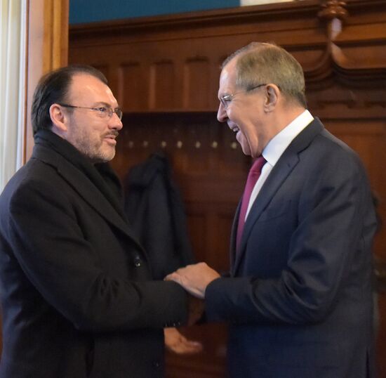Foreign Minister Sergei Lavrov meets with Mexican counterpart, Dr. Luis Videgaray Caso