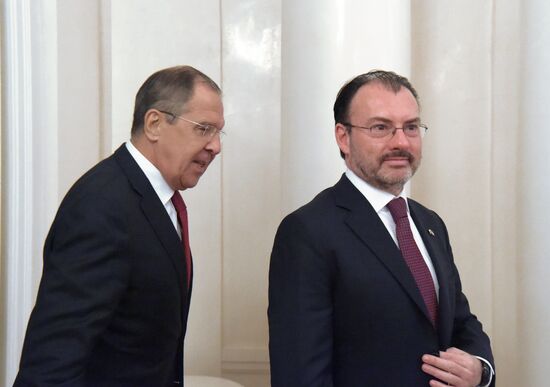 Foreign Minister Sergei Lavrov meets with Mexican counterpart, Dr. Luis Videgaray Caso