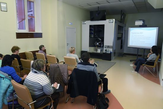 Puchkov emergency medical assistance station at work in Moscow