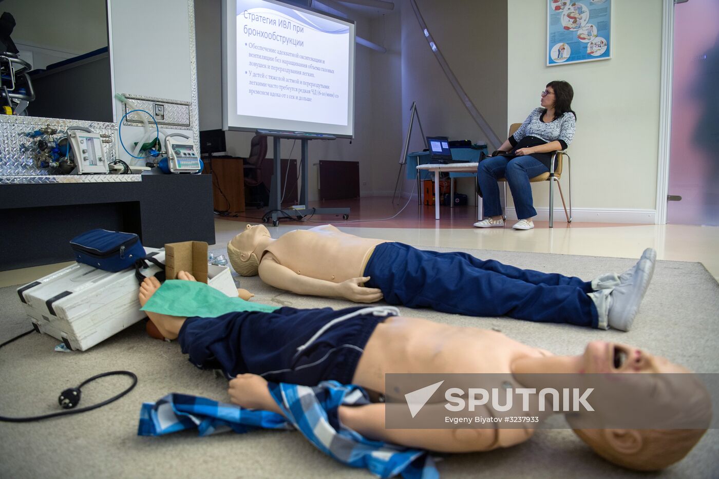 Puchkov emergency medical assistance station at work in Moscow