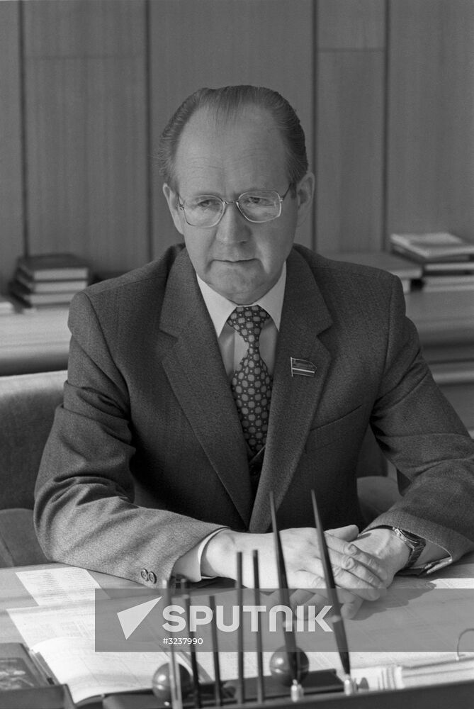 Lithuanian SSR Supreme Council Presidium Secretary Jonas Gureckas