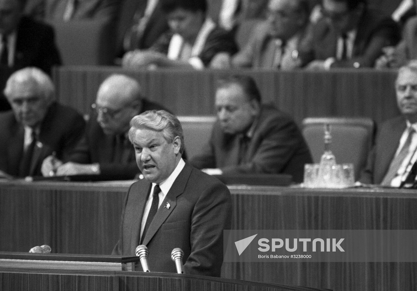 Boris Yeltsin at 19th Party Conference of the Communist Party of the Soviet Union