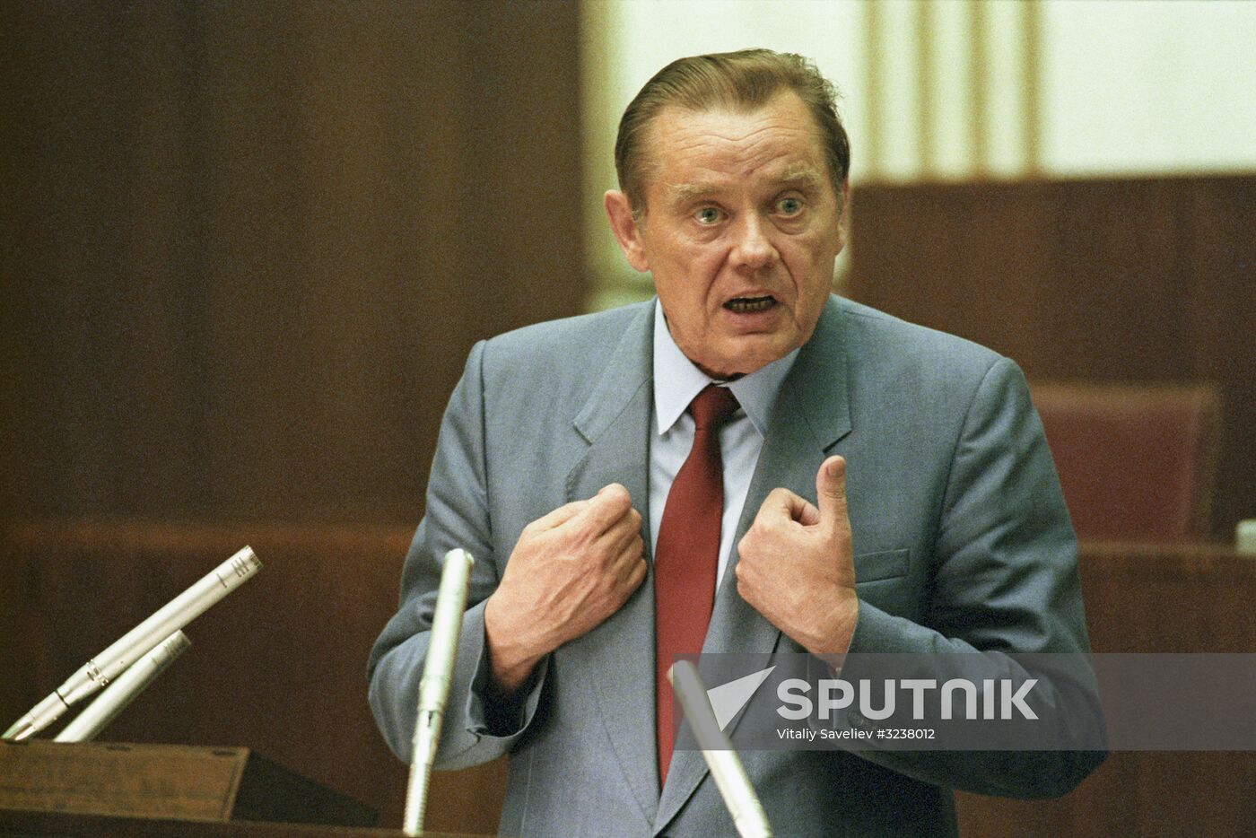 USSR Sports Committee Chairman Marat Gramov