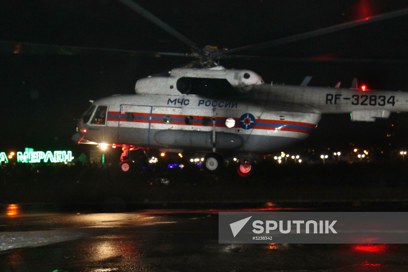 Girl injured in road accident in Mari El Republic brought to Kazan by EMERCOM helicopter