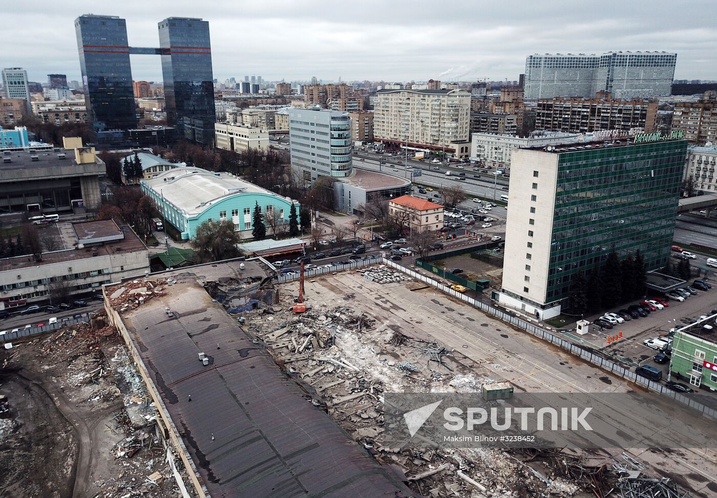 Moscow Air Terminal demolished