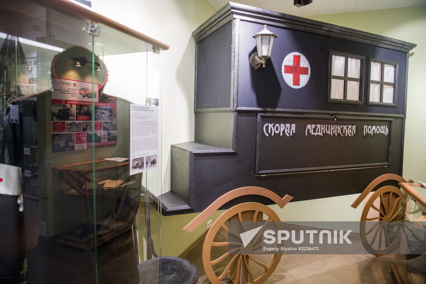 Puchkov emergency medical assistance station at work in Moscow
