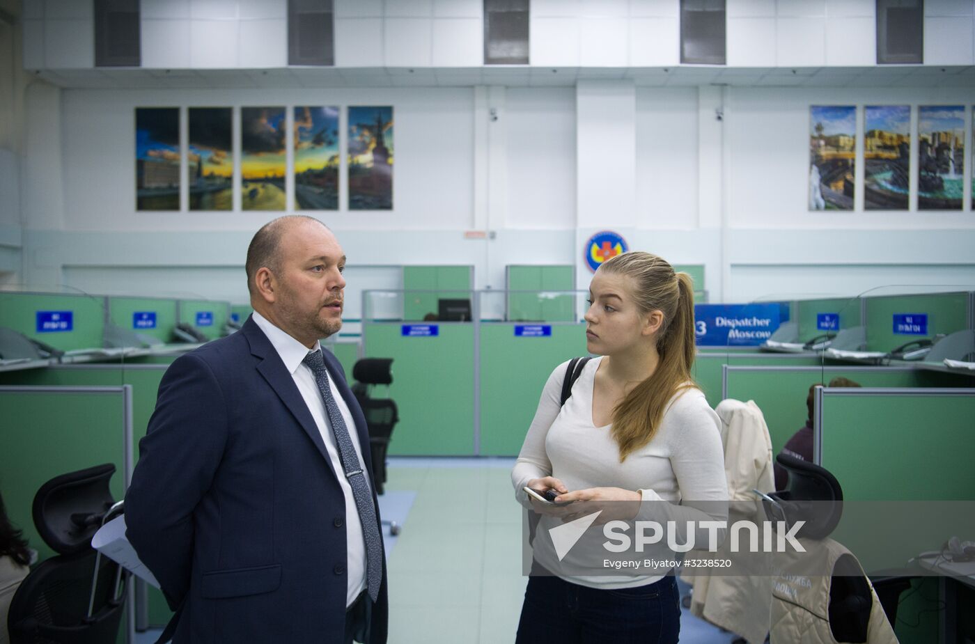 Puchkov emergency medical assistance station at work in Moscow