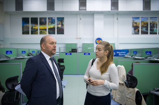 Puchkov emergency medical assistance station at work in Moscow