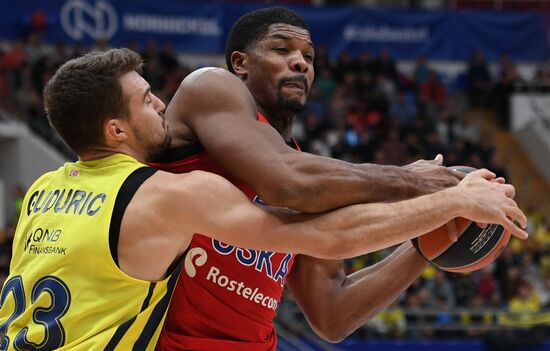 Basketball. Euroleague. CSKA vs. Fenerbahce