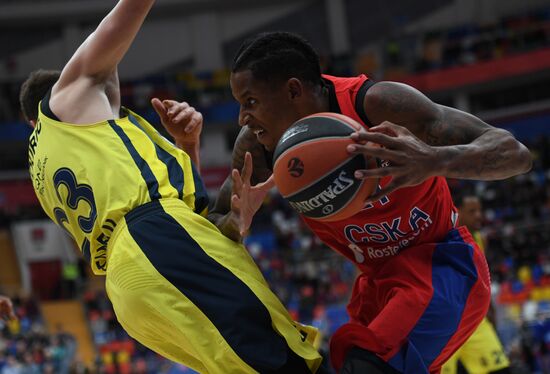 Basketball. Euroleague. CSKA vs. Fenerbahce
