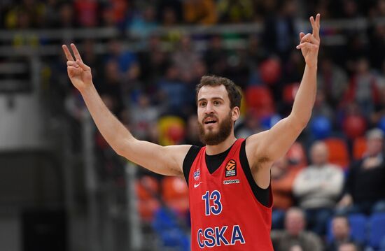 Basketball. Euroleague. CSKA vs. Fenerbahce