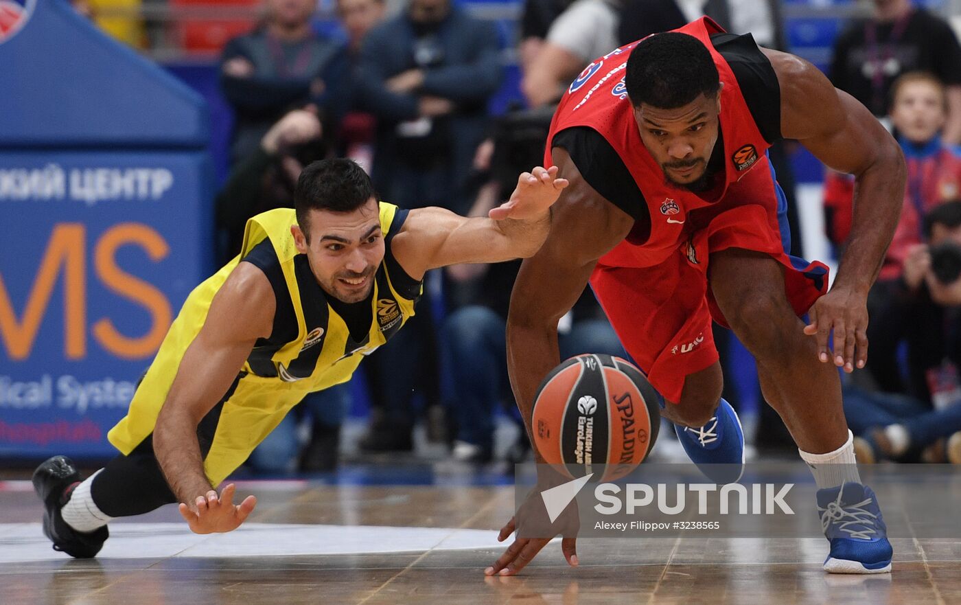 Basketball. Euroleague. CSKA vs. Fenerbahce