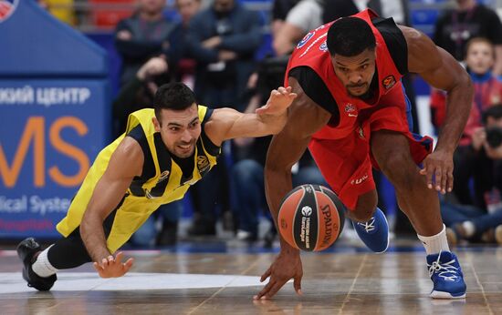 Basketball. Euroleague. CSKA vs. Fenerbahce