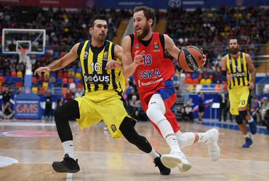 Basketball. Euroleague. CSKA vs. Fenerbahce