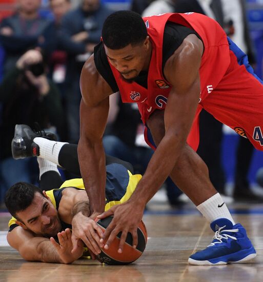 Basketball. Euroleague. CSKA vs. Fenerbahce