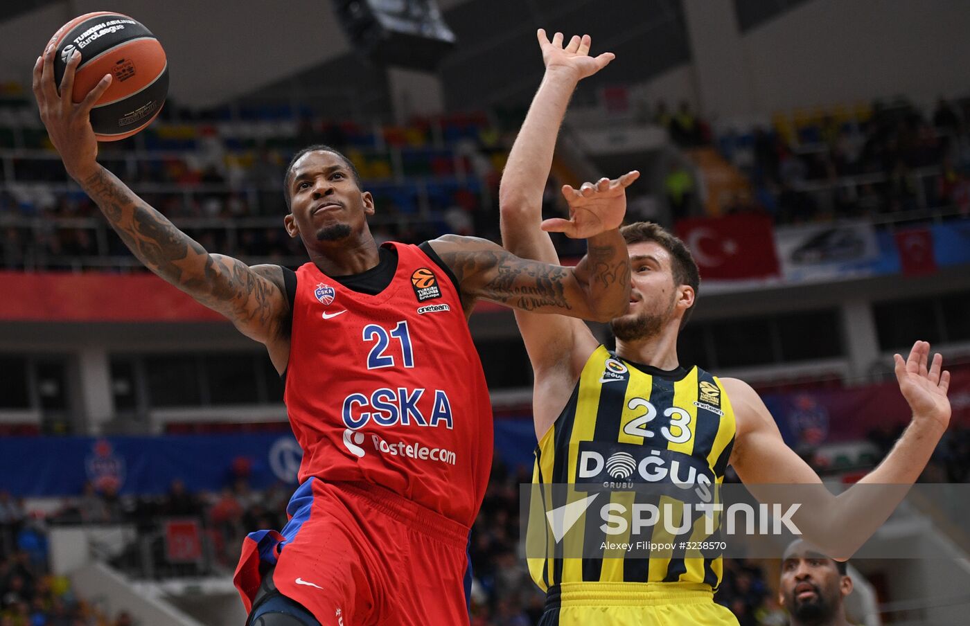 Basketball. Euroleague. CSKA vs. Fenerbahce