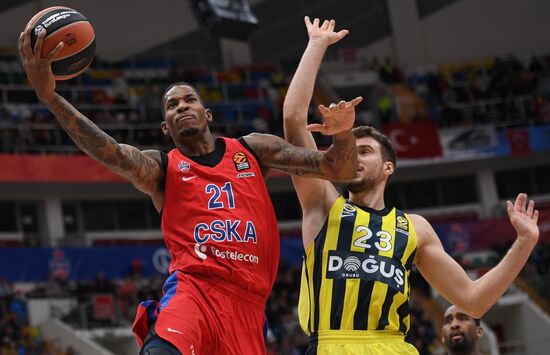 Basketball. Euroleague. CSKA vs. Fenerbahce
