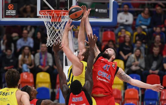 Basketball. Euroleague. CSKA vs. Fenerbahce