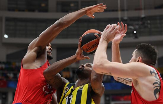 Basketball. Euroleague. CSKA vs. Fenerbahce