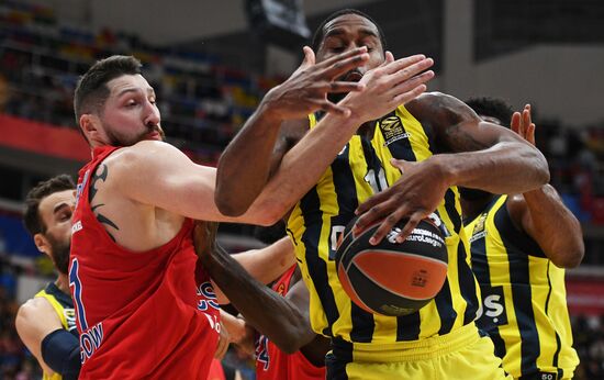 Basketball. Euroleague. CSKA vs. Fenerbahce