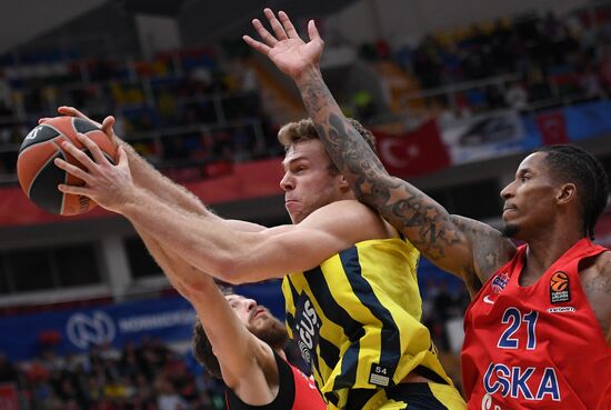 Basketball. Euroleague. CSKA vs. Fenerbahce