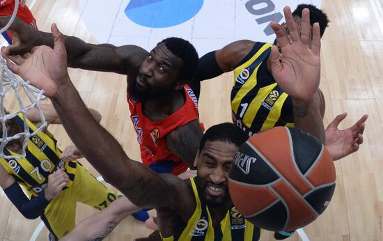 Basketball. Euroleague. CSKA vs. Fenerbahce