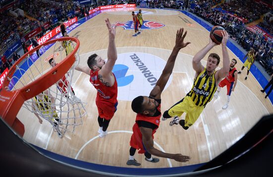 Basketball. Euroleague. CSKA vs. Fenerbahce