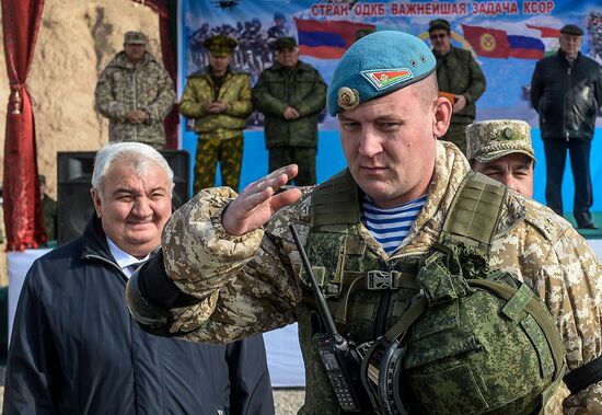 CSTO drill in Tajikistan