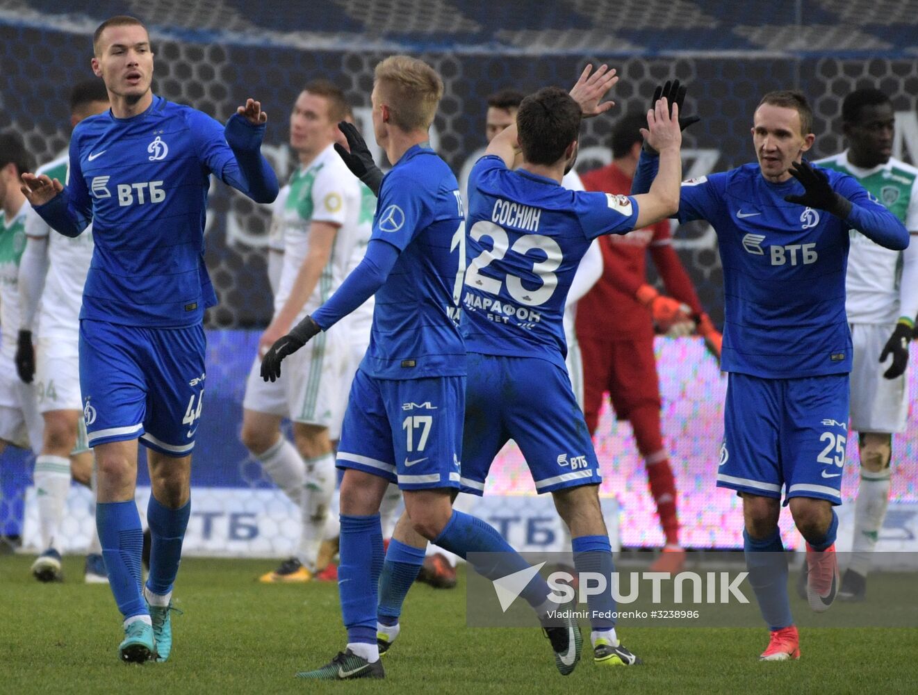 Football. Russian Premier League. Dynamo vs. Akhmat