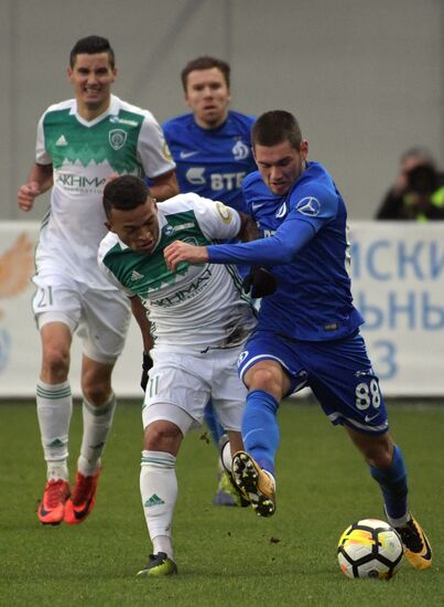 Football. Russian Premier League. Dynamo vs. Akhmat