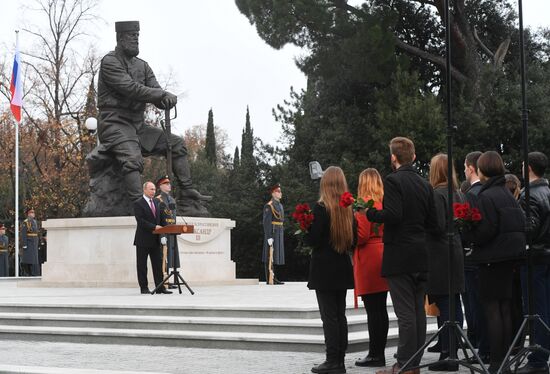 President Putin visits Yalta