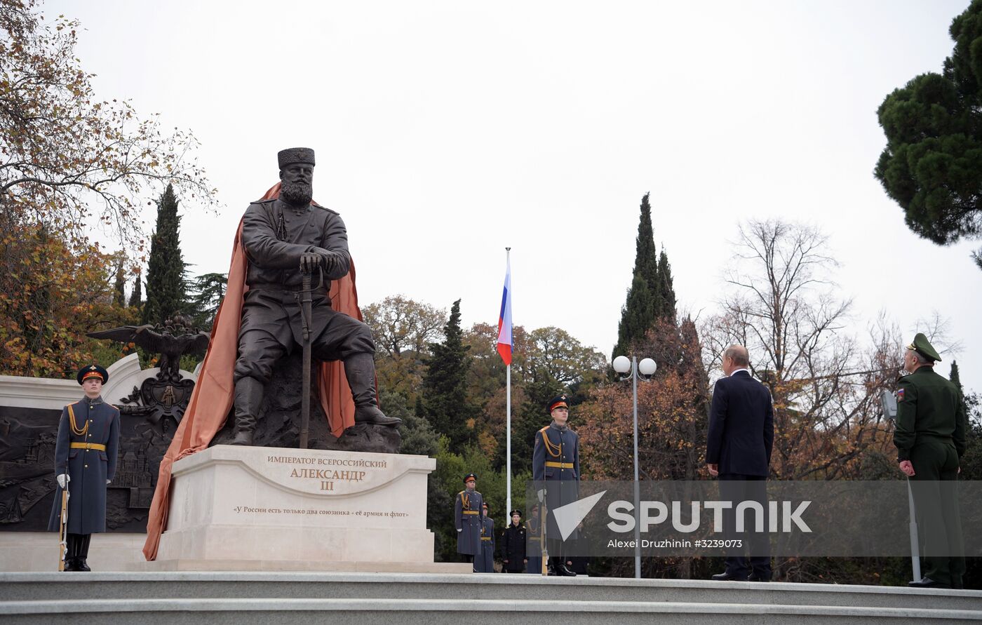 President Putin visits Yalta