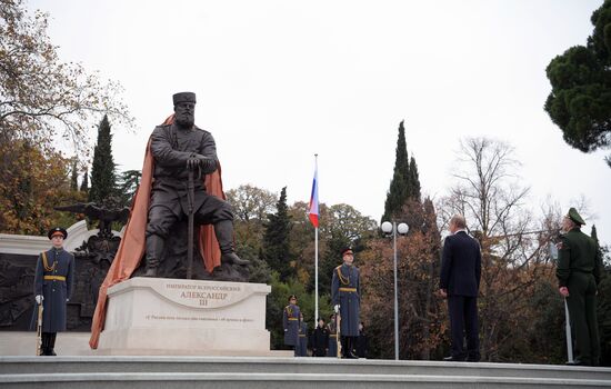 President Putin visits Yalta