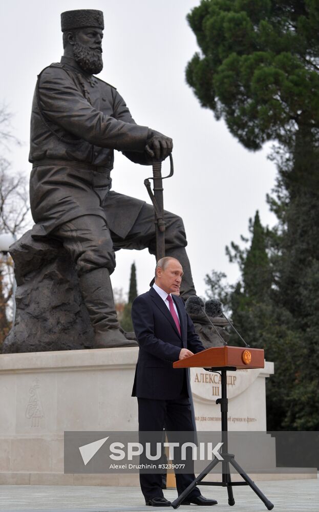 President Putin visits Yalta